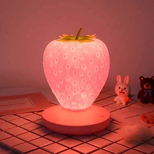 Colorsa Strawberry Lamp Nursery LED Cute Kids Night Light