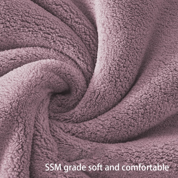 Mikrofiber hårhåndklædeindpakning Absorberende, hurtigttørrende hårturban