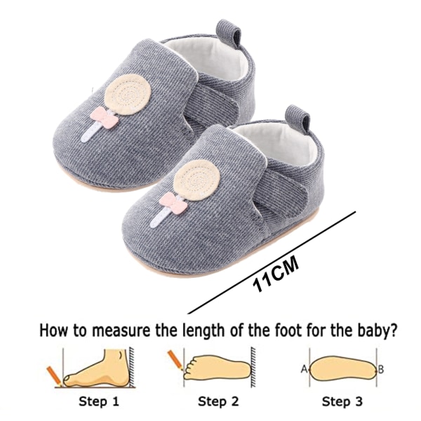 Non slip rubber soles baby shoes double Velcro baby shoes