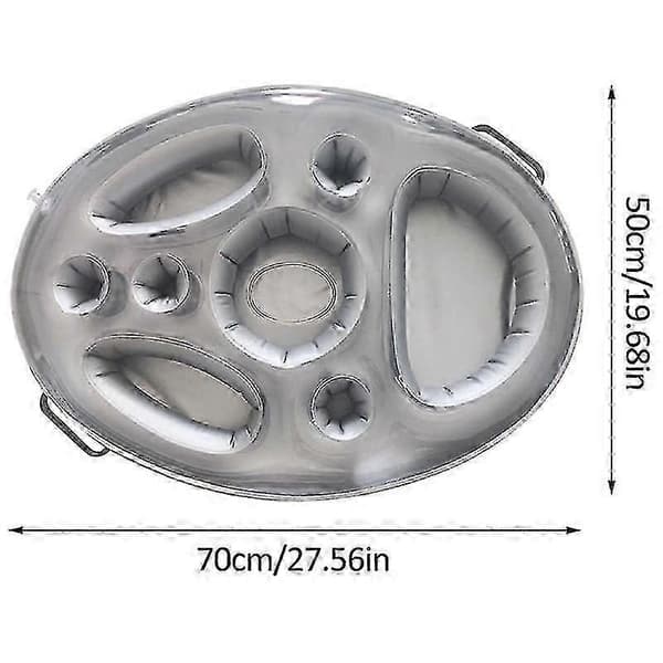 Pvc Vand Oppustelig Pool Spisebakke Oppustelig Perforeret Drikkeholder A
