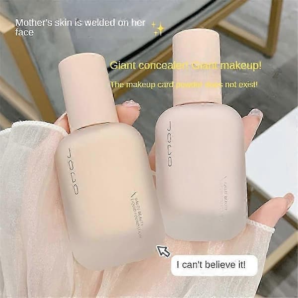 Uodo Flytande Foundation Hög Täckning Makeup Bas Långvarig Concealer BB Cream A