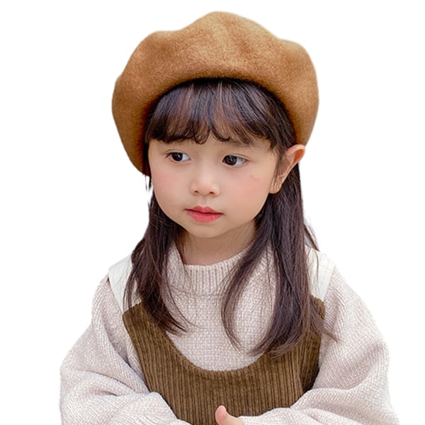 Klassiska baskrar för baby-tjejer Solid Artist cap, toddler
