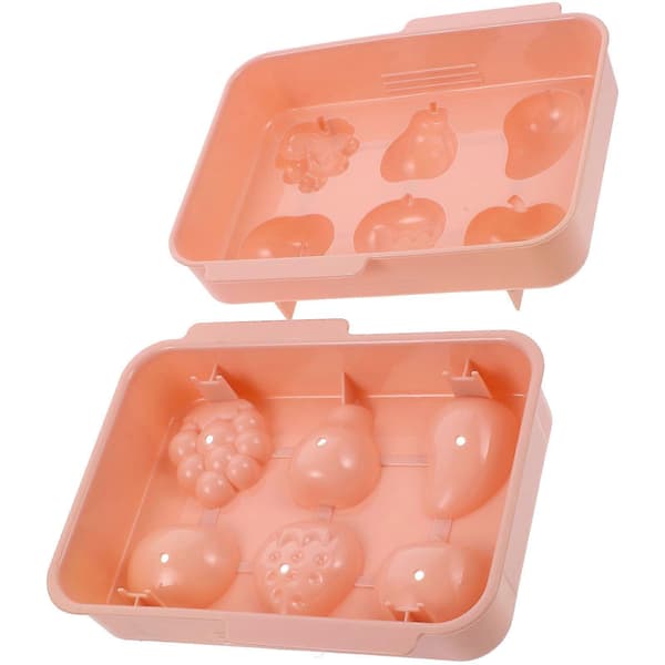 Fruktmodellering Isform Husholdningsisbitmaskin For Sommerfester Rosa 18.5X14.5X6CM Islaging 1 Stk A