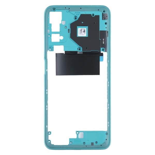 KOMPATIBEL Midterramme Bezel Plade til Xiaomi Redmi Note 10 5G / Redmi Note 10T 5G M2103K19G, M2103K19C Grøn