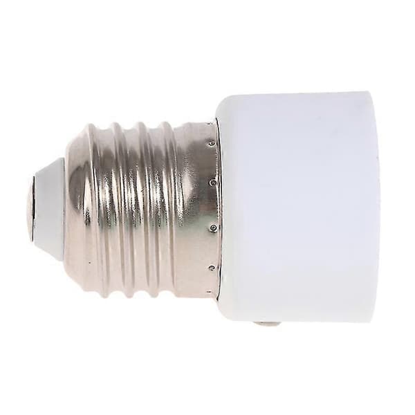 220v E27 Abs Hvid Stik Tilbehør Us/eu Stik Skrue Pære Base Adapter A