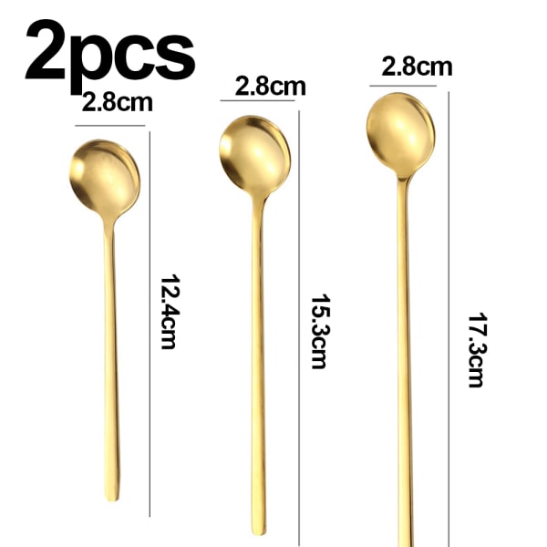 Long-handled ice tea spoon, cocktail stir spoons, stainless