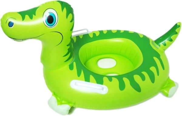 Pooloppustelige til børn, dinosaurgummidyr til swimmingpoolen A