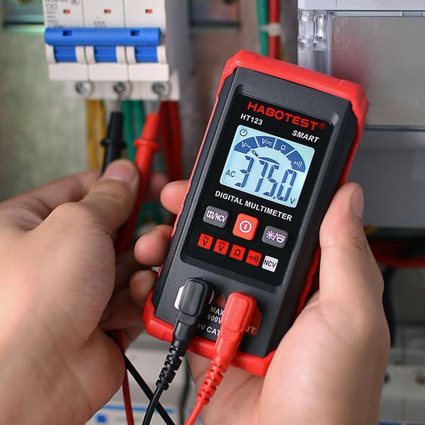 Profesjonelt multimeter AC-DC spenningsstrømmotstandstester for kapasitetstest A