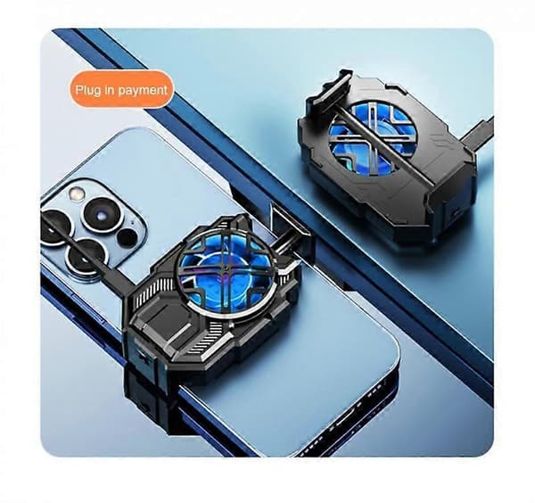 Universal Mini Mobiltelefon Køleventilator Radiator Turbo Hurricane Game Cooler Cell