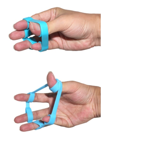 3 färger Finger Strencher Strengthener Power Exercise Hand