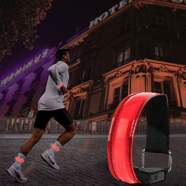 Illuminerad armrem, belyst armband, handledsrem med