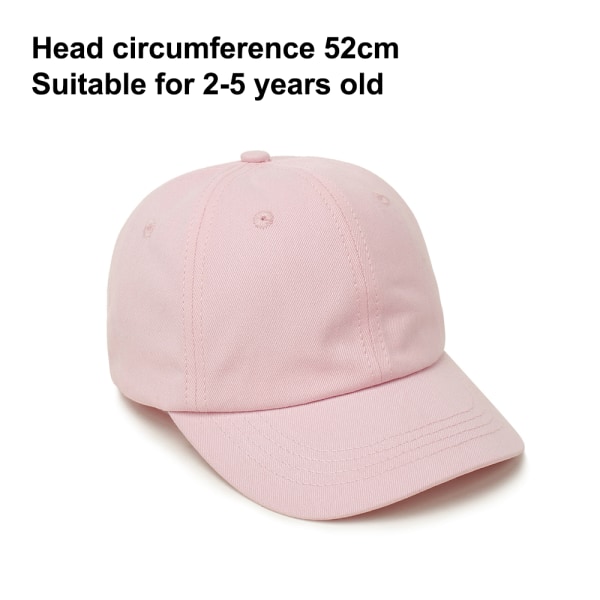 Barneprofil polyester baseball caps lue, utendørs casual caps med