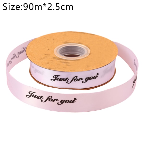 1 Inch Wide Satin Ribbons Roll 100 Yards