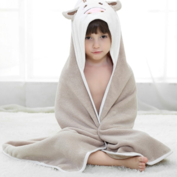 Højklasses børnehåndklæde med hætte || Super blød og oversize