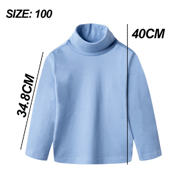 Turtleneck T-shirt  children's pure cotton fall/winter base shir