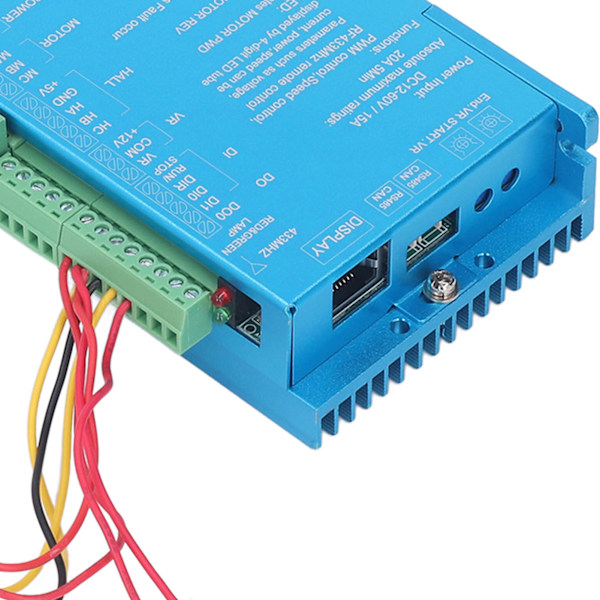Moottorin ohjain, matalajännite moottorin nopeuden säädin, säädin lämmityslaitteelle, autolle DC12‑60V 15A