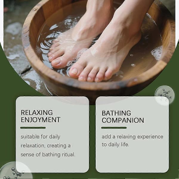 Fotbadspärlor för avkoppling, stresslindring, naturligt örtbad, aromaterapi, spa, avgiftande hemmaspa-terapi A