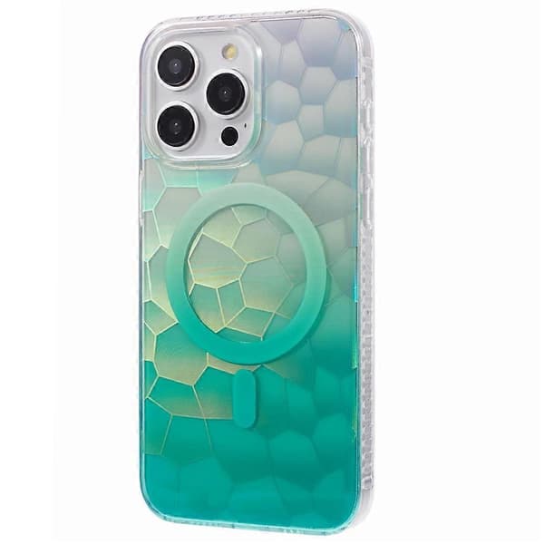 Kompatibel med iPhone 12 / 12 Pro IMD Slim Case Gradient Design TPU+Akryl Mobilskal Kompatibel med MagSafe A