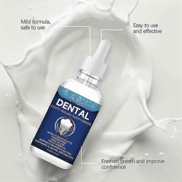 1-3x 60ml Hampaidenhoitoliuos Dentite Onteloiden parantava hammaspanssari A