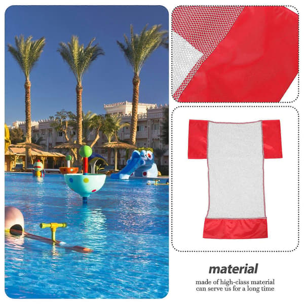 Poolstol Nät Flytande Mesh för Simning 2st Bekvämt Pooltillbehör A
