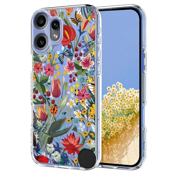 Blommönster Målat TPU-telefonfodral för Nothing CMF Phone 2 Pro
