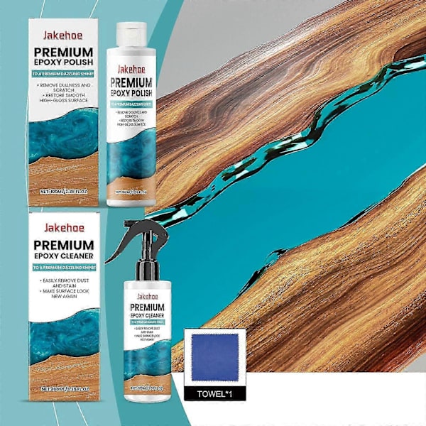 Epoxyharpiks Polermiddel - Ridsefjernelse, Højglans Restaurering, Dybderens - 100ml A
