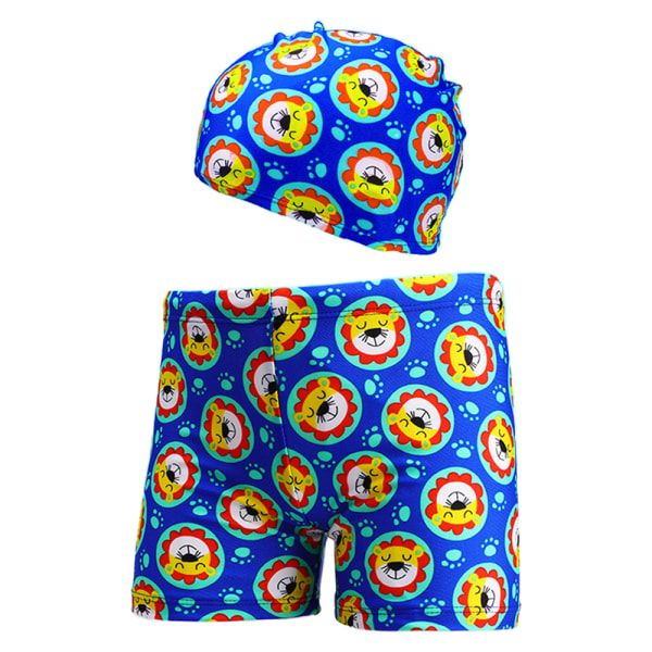 Toddler Boy Beach Badbyxor/Shorts med cap, Baddräkt Beach