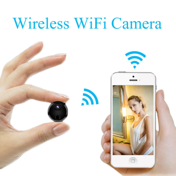 1080P trådløst mini WiFi-kamera Hjemmesikkerhetskamera Surveillanc