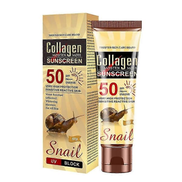 Snegleolie solcreme til ansigtsolie Spf50 solcreme A