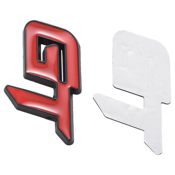 3d Gt Logo Bilmærkat Mode Bilindretning Mærkat Til Focus 2 3 Fiesta Mondeo Mk2 Rød+sort