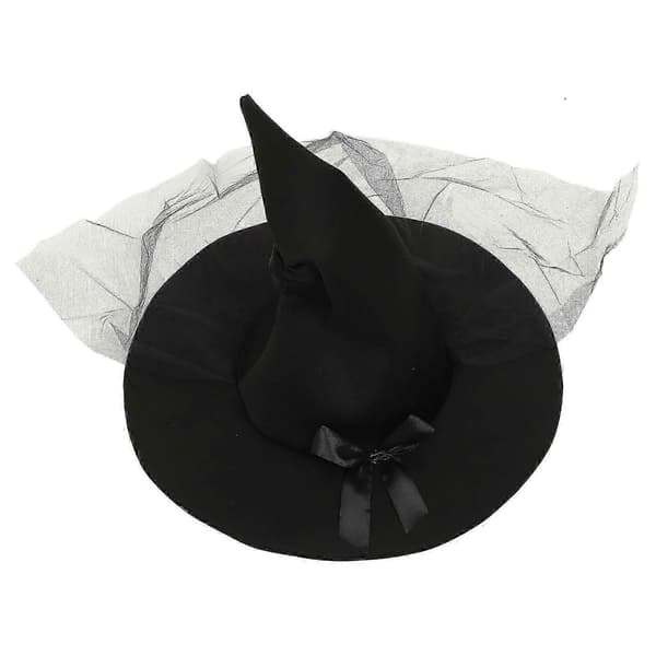 Halloweenhatt Heksehatt for Festdekorasjon Halloweenfestival Bred Brem A