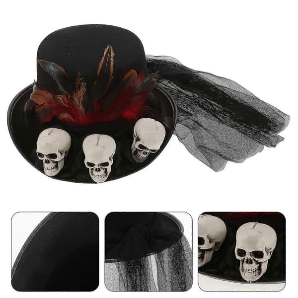 Goottikallotarvike Steampunk-hattu Halloween-tapahtumiin A