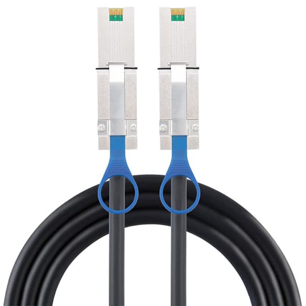 Eksternt Mini SAS 26 Pin SFF-8088 Han Til SFF-8088 Han Kabel med 28AWG, Sort, 3.3ft/1m