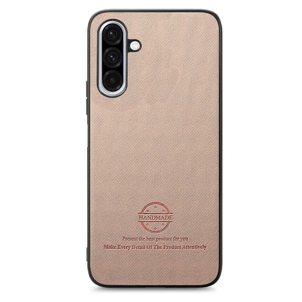 Twill Fabric Leather Skin Bakdeksel til Samsung Galaxy A16