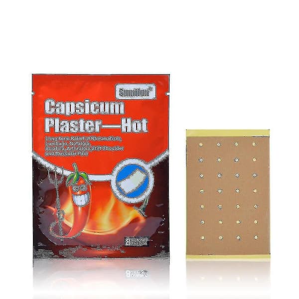 Peppar Capsicum Plåster Smärtlindrande Plåster Rygg/nacke/axel För Led/artrit Plåster A