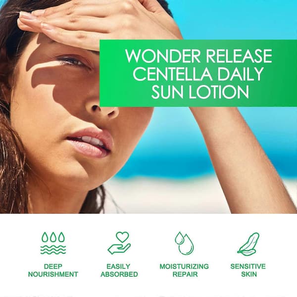 Wonder Release Centella Daily Sun Lotion, Sommarskyddande Hydrerande Mild Isolerande Skyddskräm A
