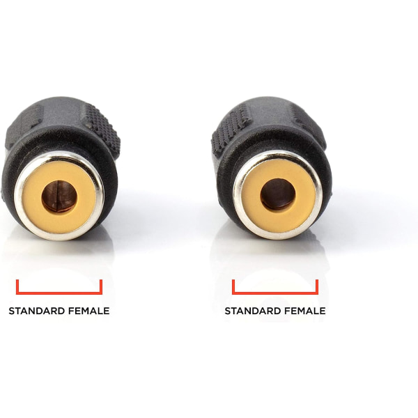 RCA-adapter, hun til hun kobling, forlænger, fatning - lyd