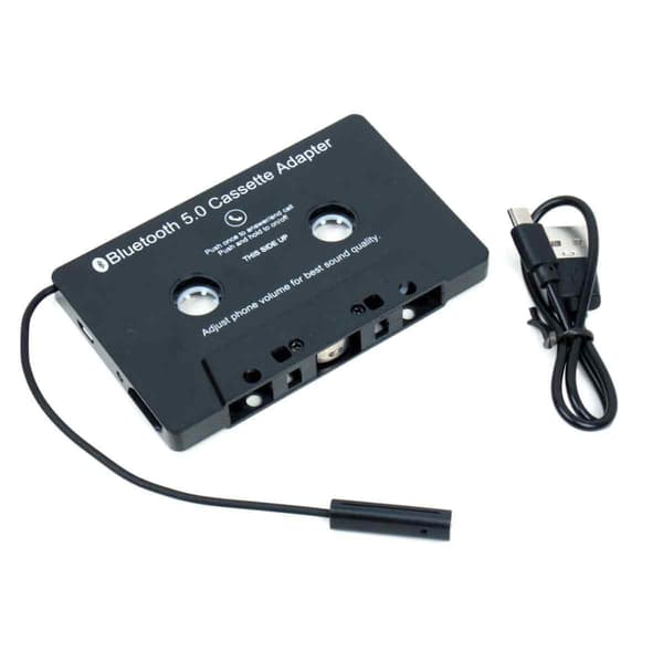 Bilradio Bluetooth Kassette Til Aux Modtager, Båndoptager Skrivebord Bluetooth 5.0 Hjælpeadapter