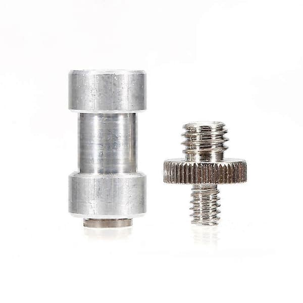 5 stk 1/4\" til 3/8\" gjengeskruemonteringsadapter for kamera blits stativ lysstativ