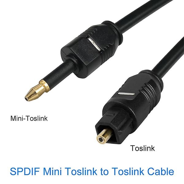 Mini Kabel 3.5mm SPDIF Optisk Fiberkabel 3.5 til Optisk Lydkabel Adapter til Macbook 5M A