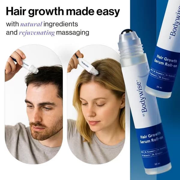 Hårvækstserum Roll-on 25 ml - Styrker Hår og Modvirker Hårtab A