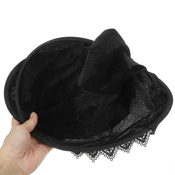 Halloween Maskerade Heksehatt Blonder Cosplay Hatt til Dekor A