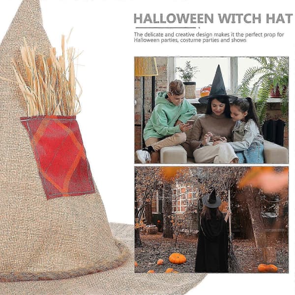 Halloween Heksehatt Elegant Stil for Feriedekorasjon A