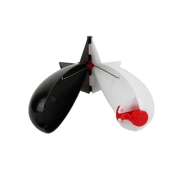 Karpefiskeri Raketføder Stor Lille Spod Bombe Flyder Lokkemadsholder 14,5cm/19cm (14,5cm Sort)