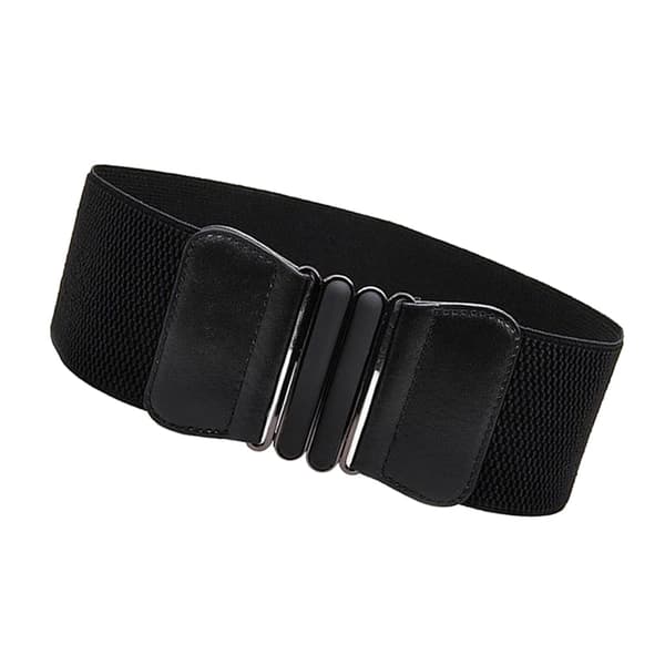 5 stk. dame bredt midjebelte, stretchbelte, elastisk hoftebelte, midjebånd for klesdekorasjon