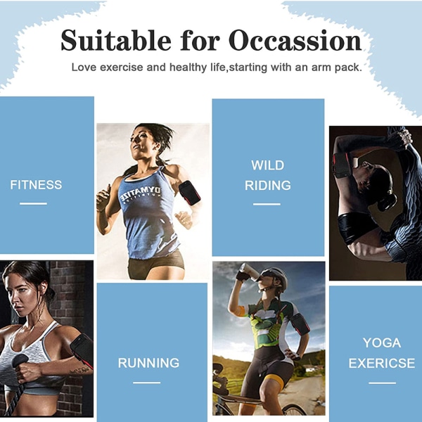 Holder Fit Workout Sport Motion Jogging Mænd Kvinder Armbånd