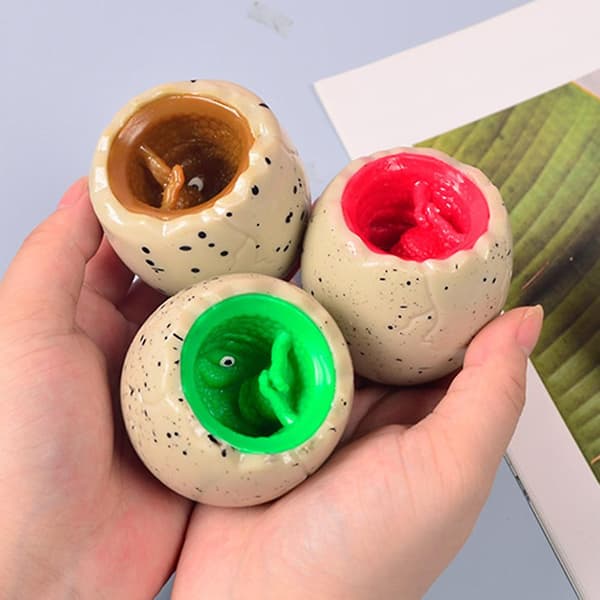 Dinosaur Egg Squeeze Cup Toy Nyhet Sensorisk Dekompresjonsleke for Barn A
