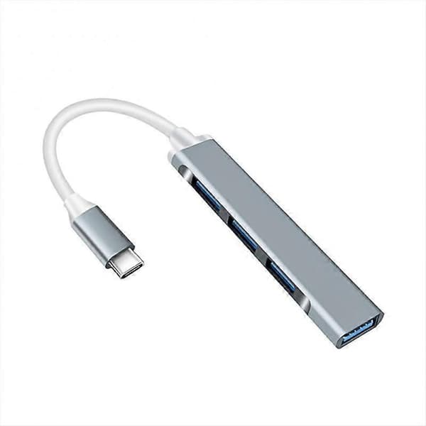 Typ C till USB 4 portar USB HUB 3.0 förlängare C dockningsstation OTG USB 3.0 Multi Splitter
