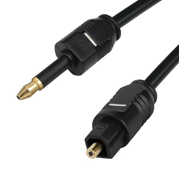 Mini Kabel 3.5mm SPDIF Optisk Fiberkabel 3.5 til Optisk Lydkabel Adapter til Macbook 5M A