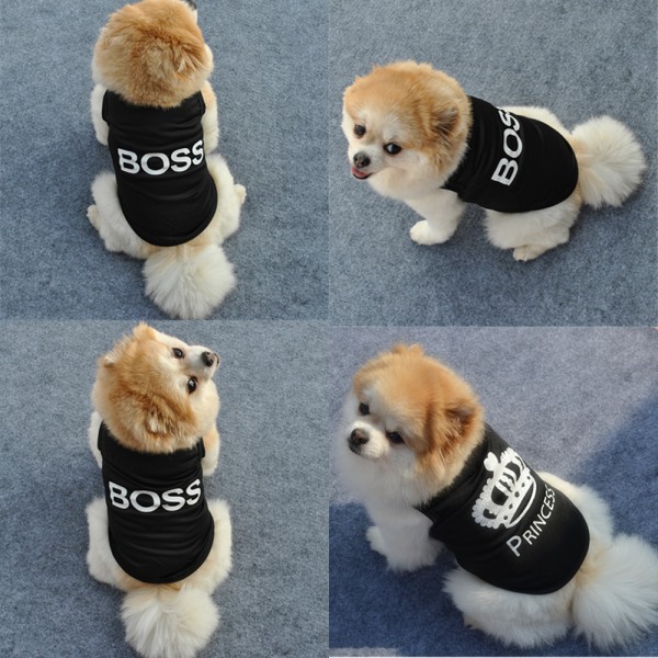 Hundtröjor Husdjurskläder, 3 st Valpväst T-shirt Ärmlös